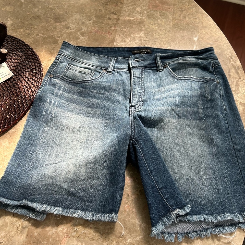 Signature Studio Denim Shorts